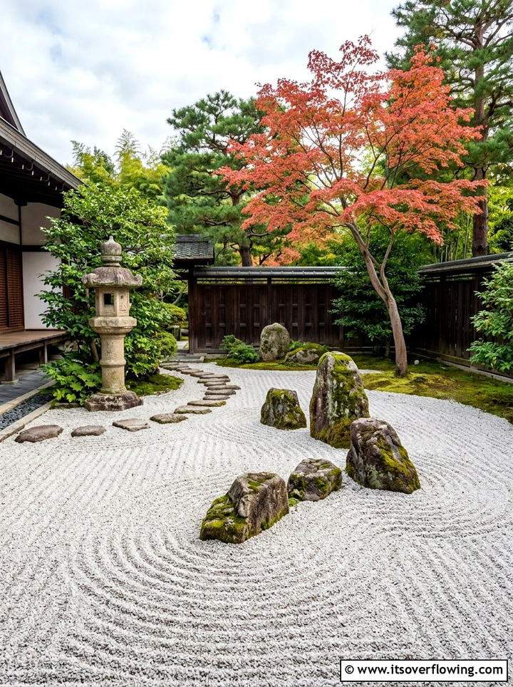 Japanese Zen garden - 25 garden ideas for backyards