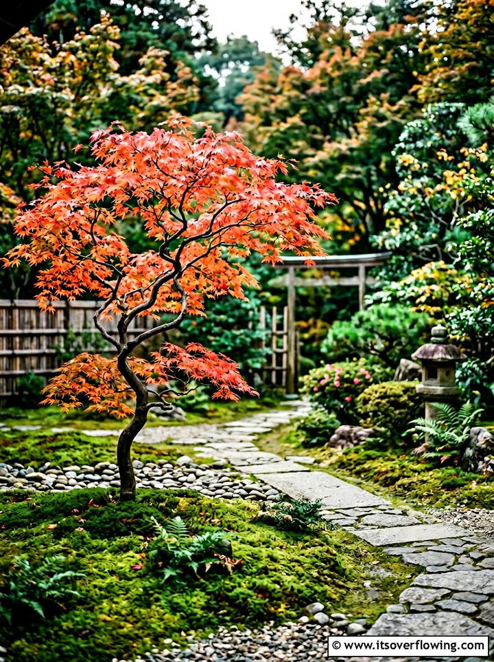 Japanese maple garden - 25 creative garden ideas with minimal planting palette