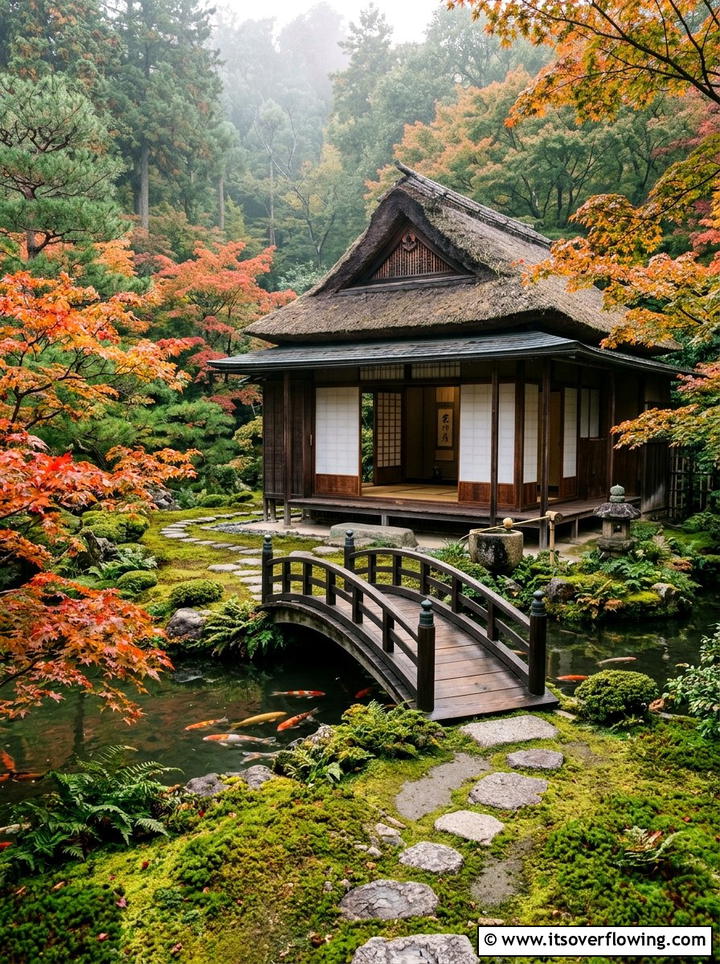 Japanese tea house - 25 garden design ideas with outdoor rooms