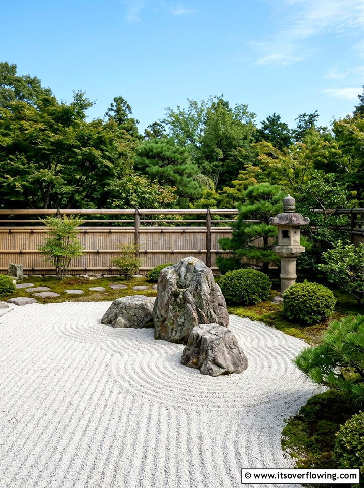 Japanese zen space - 25 creative garden ideas with hidden garden corners