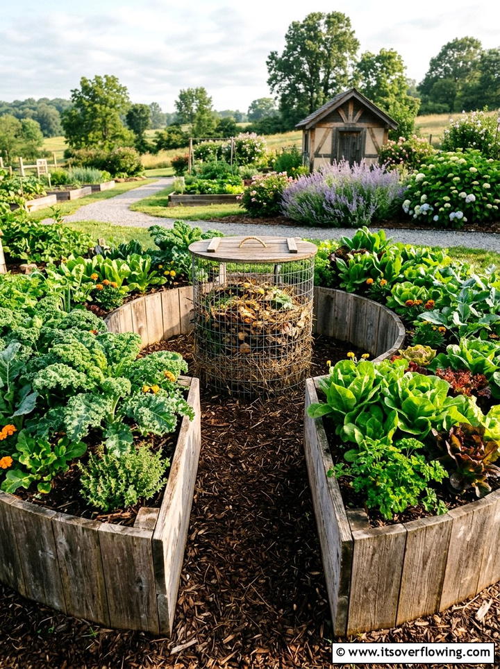 Keyhole Garden With Center Compost - 25 creative garden ideas with keyhole garden beds