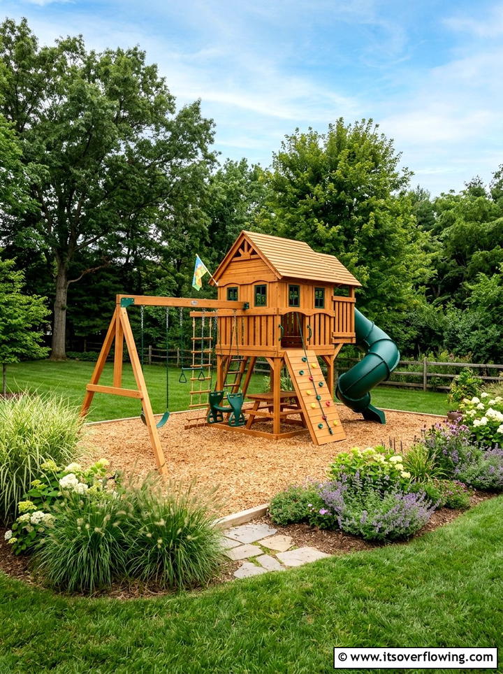 Kids Backyard Play Area - 25 garden ideas for suburban homes