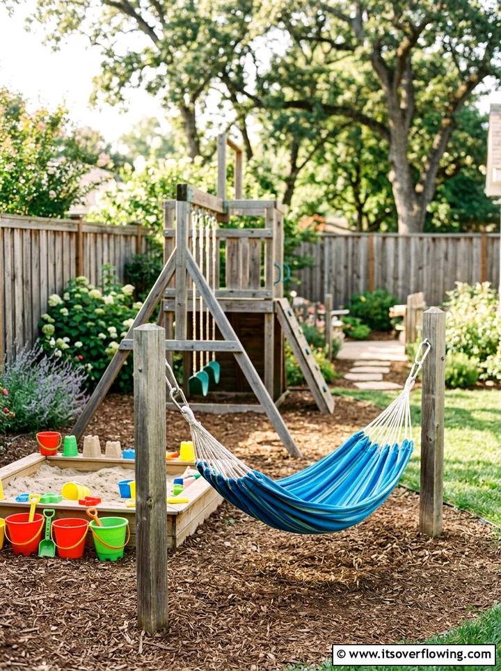 Kids Garden Hammock - 25 garden decor ideas with hammocks