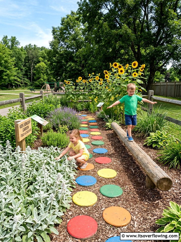 Kids Sensory Garden - 25 creative garden ideas for spring makeover