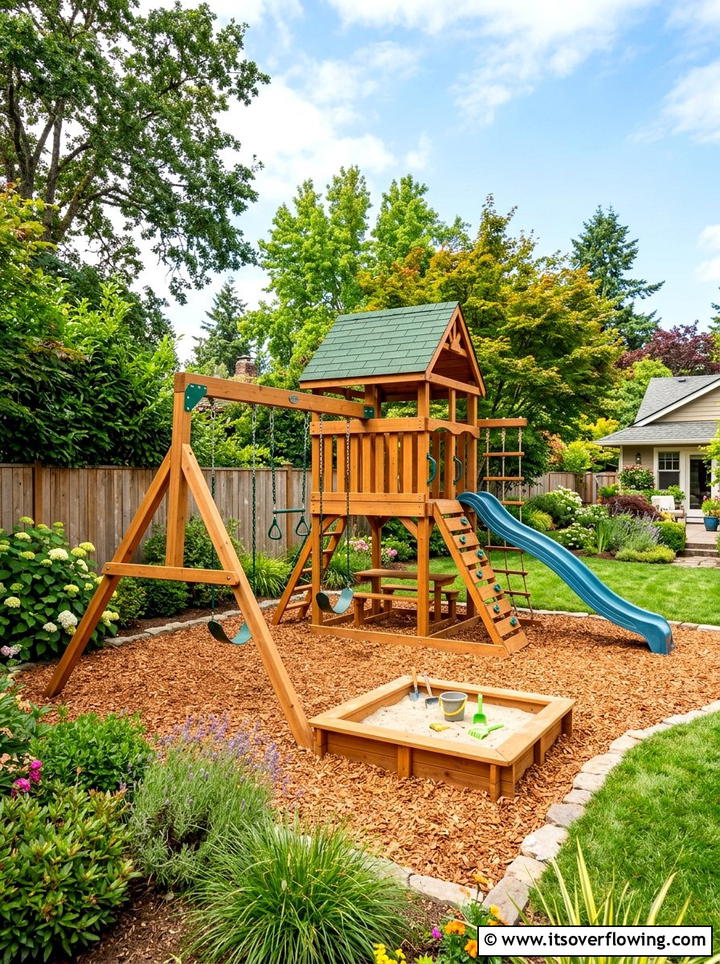 Kids play backyard - 25 garden ideas for backyards