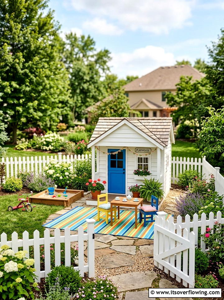 Kids play nook - 25 backyard ideas with cozy corner