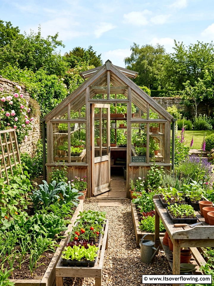 Kitchen Garden Greenhouse - 25 small garden ideas with edible garden