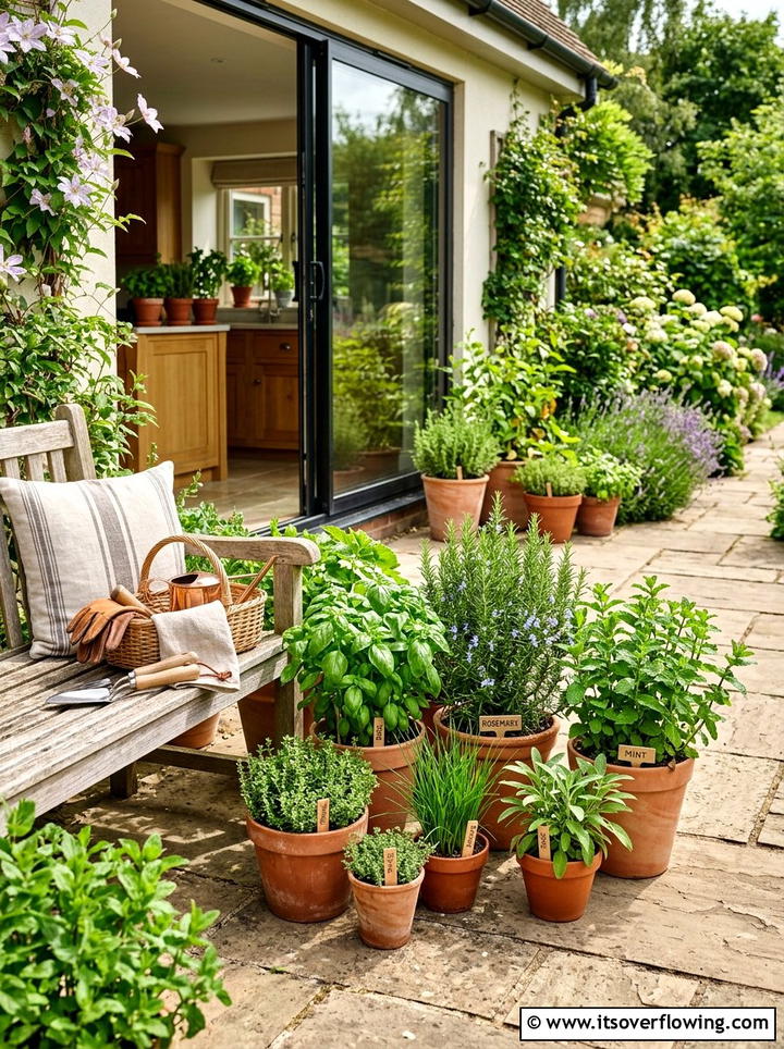 Kitchen Herb Garden - 25 creative garden ideas