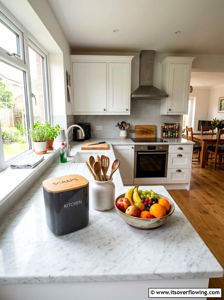 Kitchen Scrap Bin - 25 upcycled garden ideas with compost bins