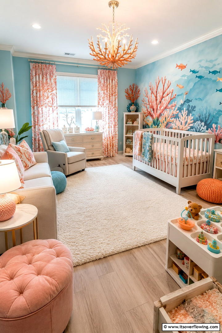Lagoon Lullaby - 30 Ocean-Themed Nursery Ideas for a Serene Baby Room