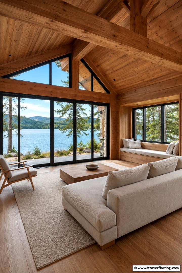Lakeside Timber Haven - 30 Rustic Tiny House Ideas for Compact, Cozy Living
