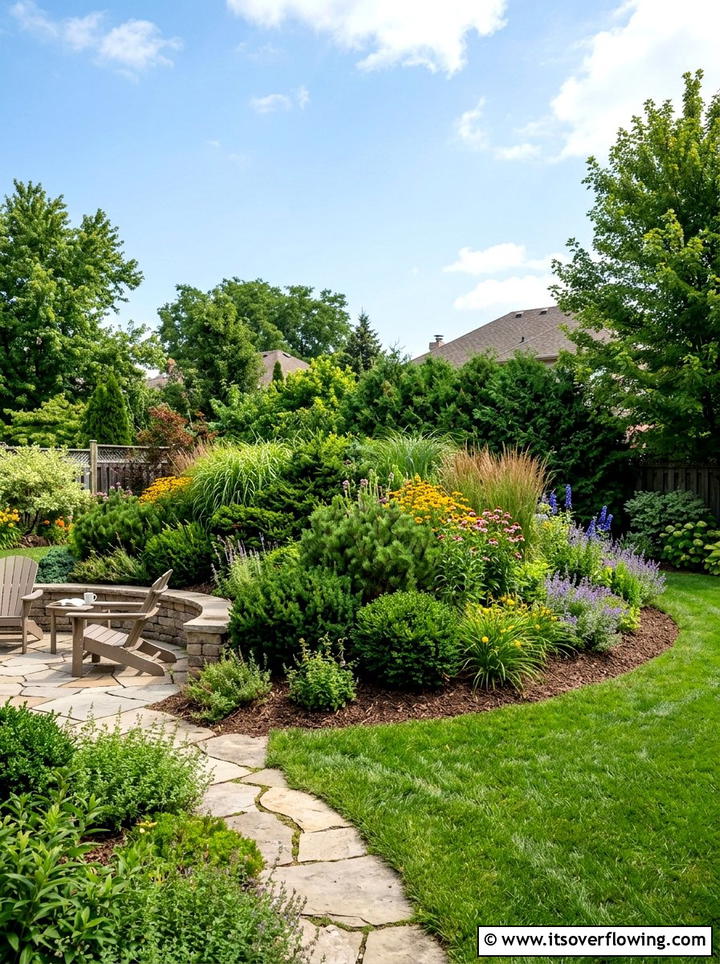 Landscape Berm - 25 garden design ideas with height variation