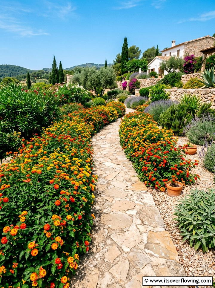 Lantana Garden Borders - 25 garden ideas for hummingbirds