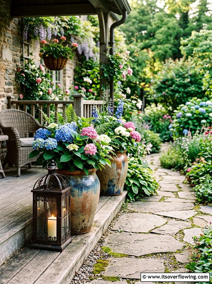 Lanterns Next To Planters - 25 front porch decor ideas with lanterns