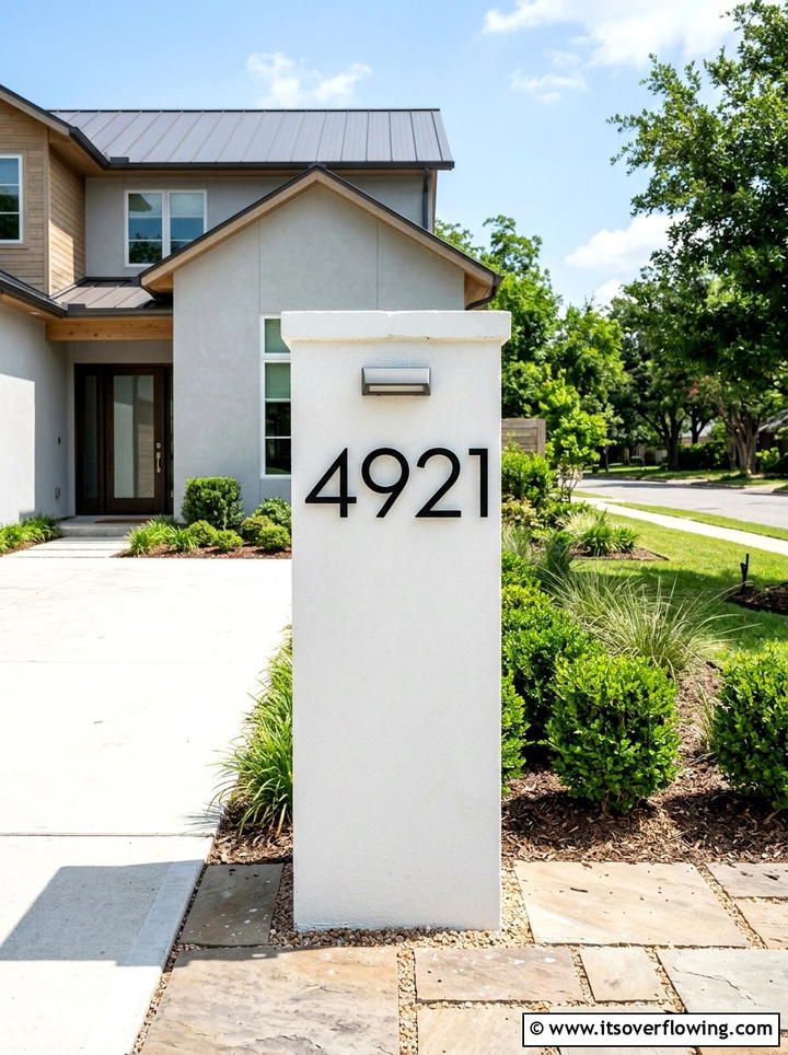 Large Address Numbers - 25 front porch ideas for curb appeal