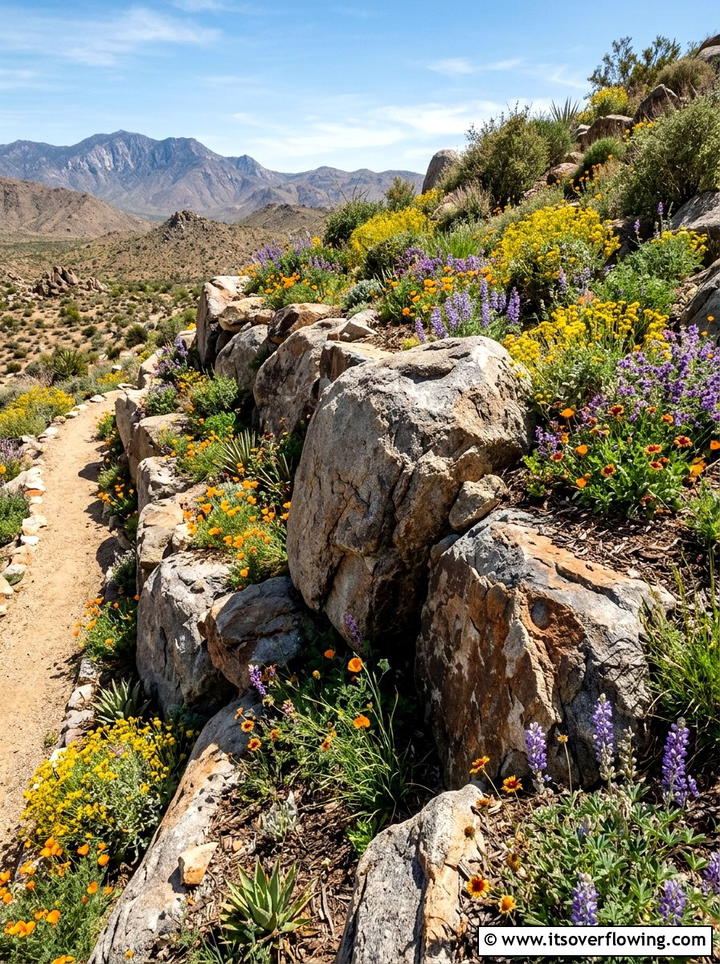 Large Boulders - 25 backyard ideas with desert landscape