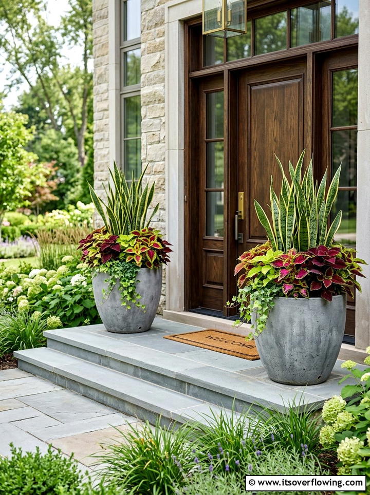 Large Floor Pots For Entryway - 25 creative garden ideas for porches