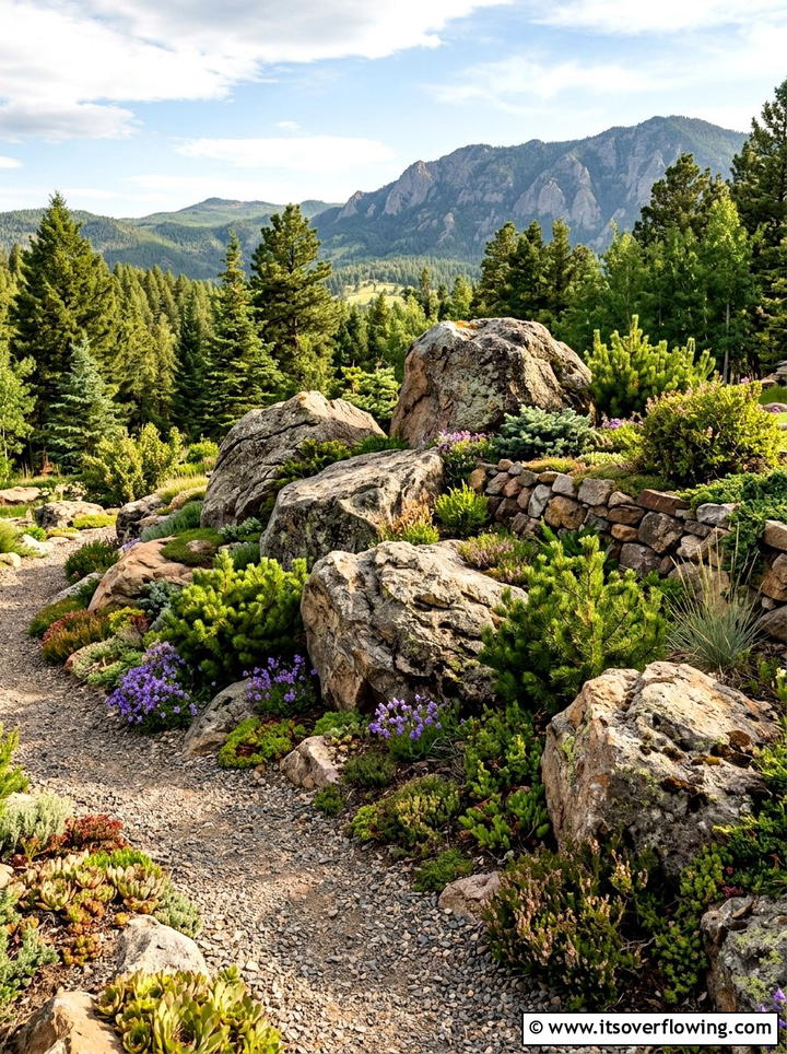 Large Garden Boulders - 25 garden decor ideas for rustic gardens