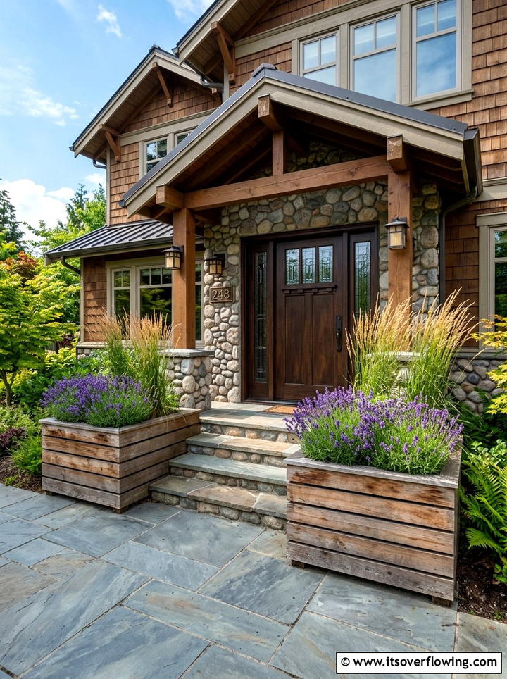 Large Planter Box - 25 front porch ideas diy