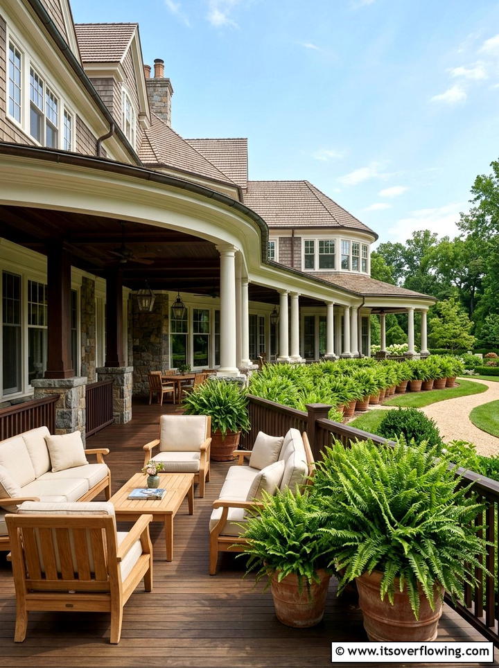 Large Porch Ferns - 25 front porch ideas with ferns