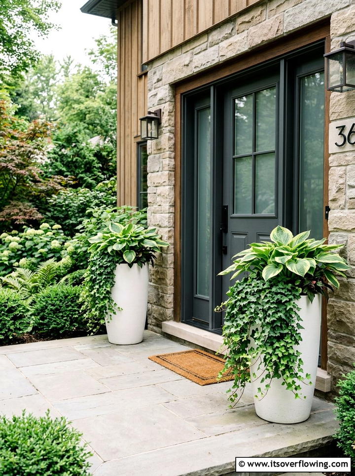 Large Porch Planters - 25 front porch ideas for north facing porch