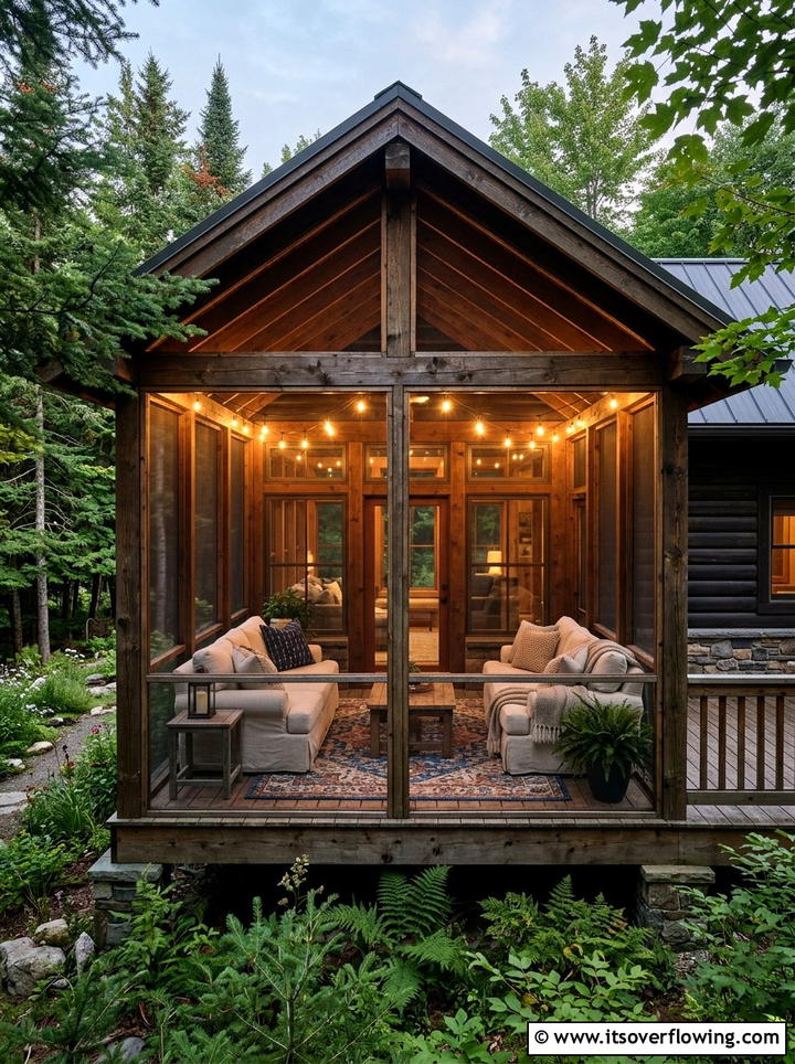 Large Tree Canopy - 25 backyard ideas with string lights