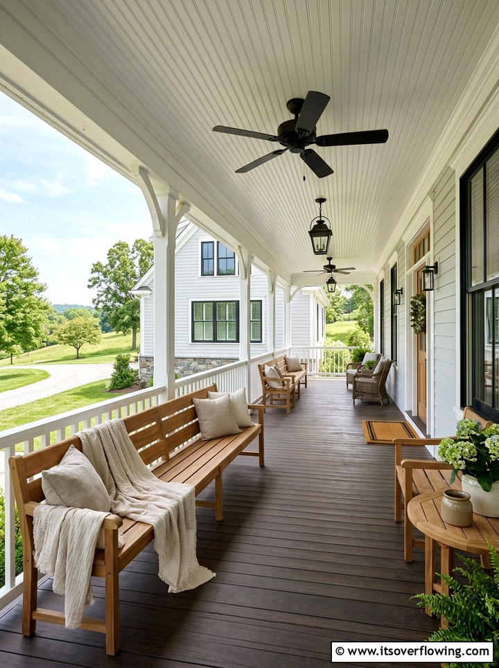Large Wrap Porch - 25 front porch decor ideas with throws
