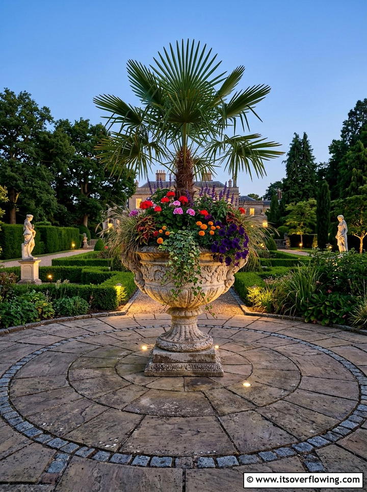 Large urn planter - 25 garden ideas with planters