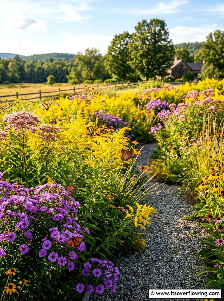 Late Season Pollinator Garden - 25 garden ideas for fall