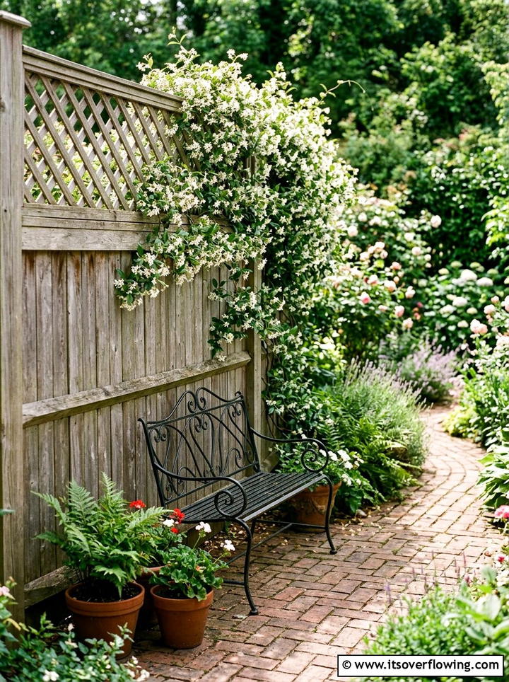 Lattice fence panel - 25 backyard ideas with fence