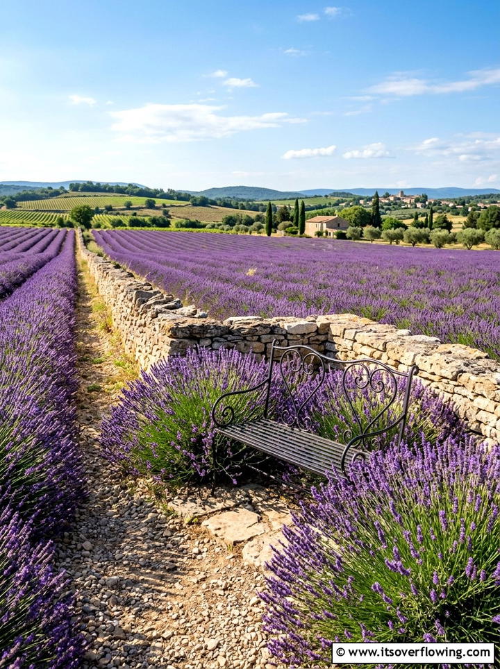 Lavender Field Corner - 25 garden ideas for peace and relaxation