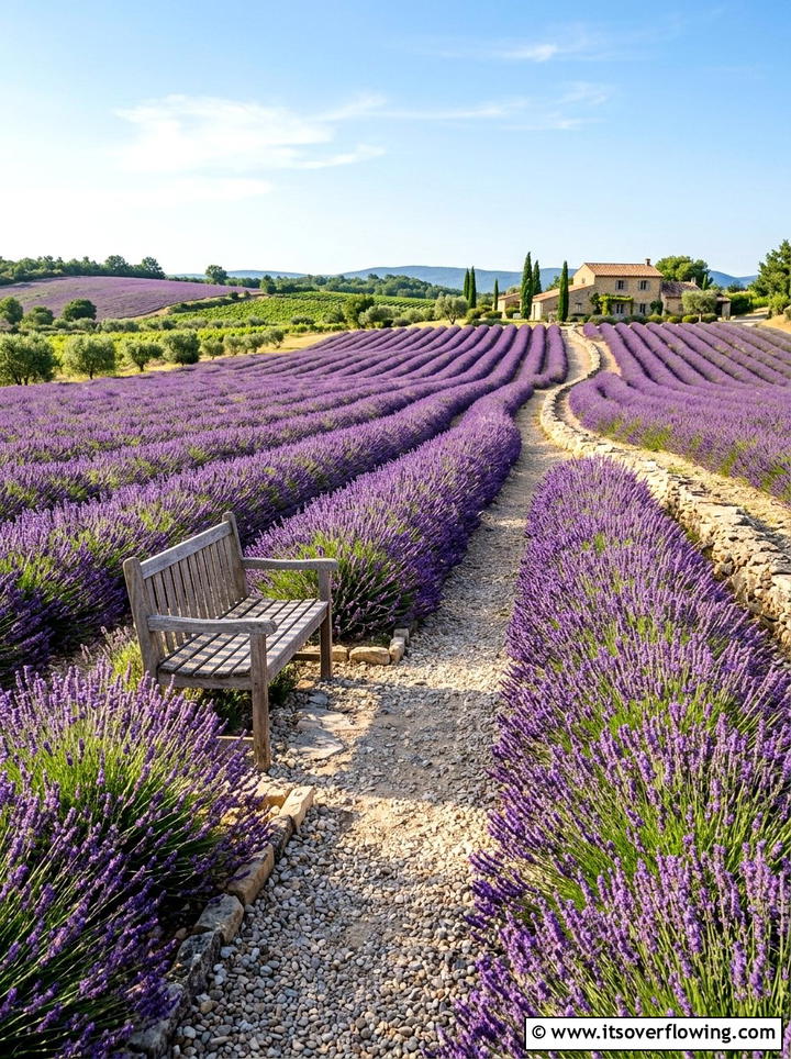 Lavender Garden Design - 25 backyard ideas with flower garden