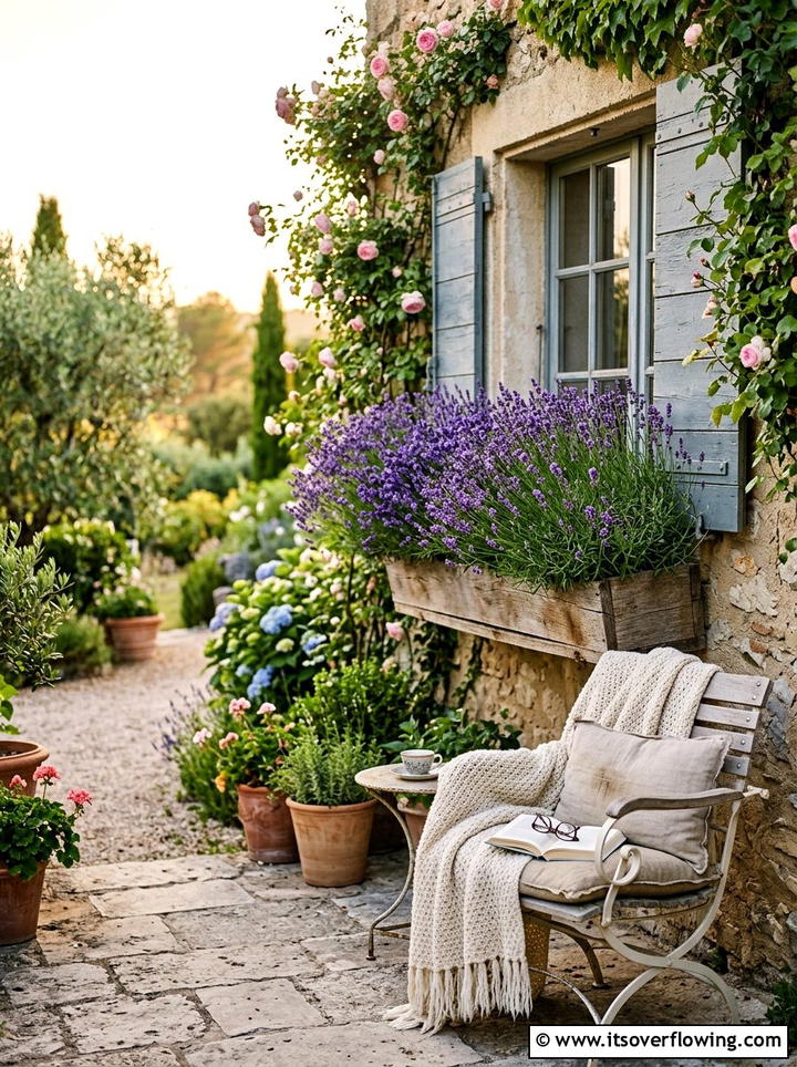 Lavender Planter Box For Fragrance - 25 creative garden ideas for porches