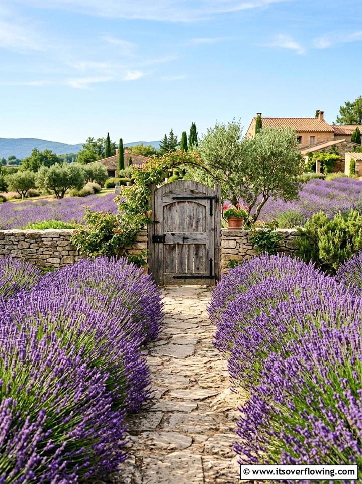 Lavender Walkway - 25 creative garden ideas with fragrance gardens
