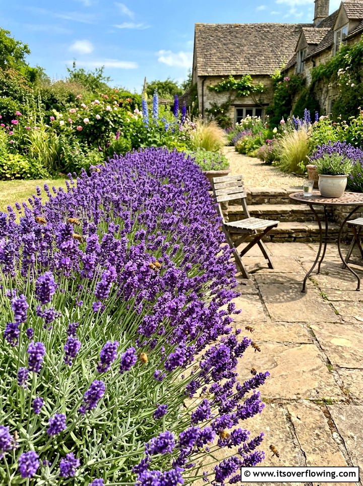 Lavender for summer scent and color - 25 small garden ideas for year round color