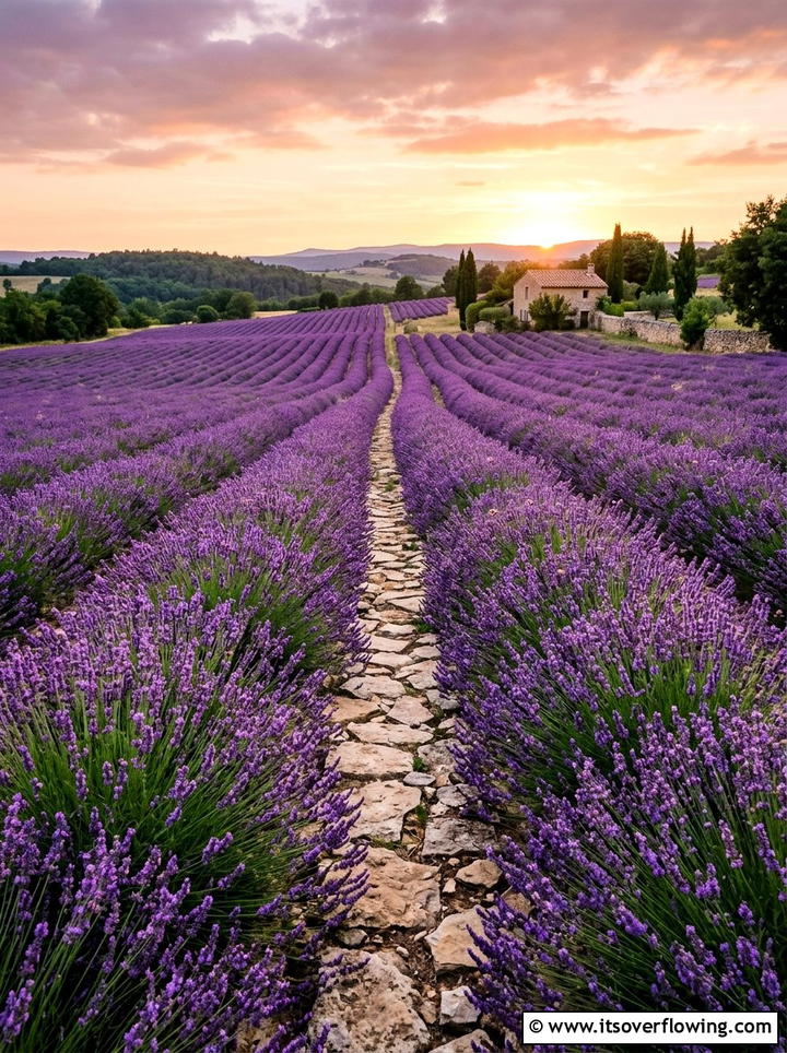 Lavender garden - 25 creative garden ideas with drought proof landscaping