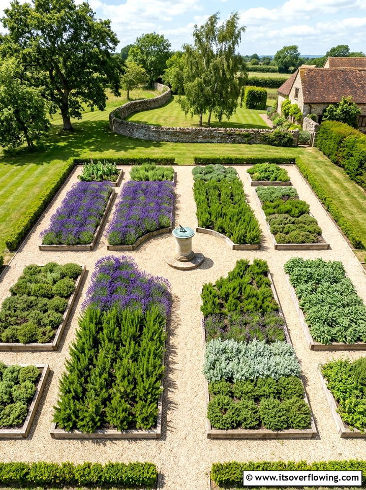 Lavender herb garden layout - 25 garden ideas with lavender