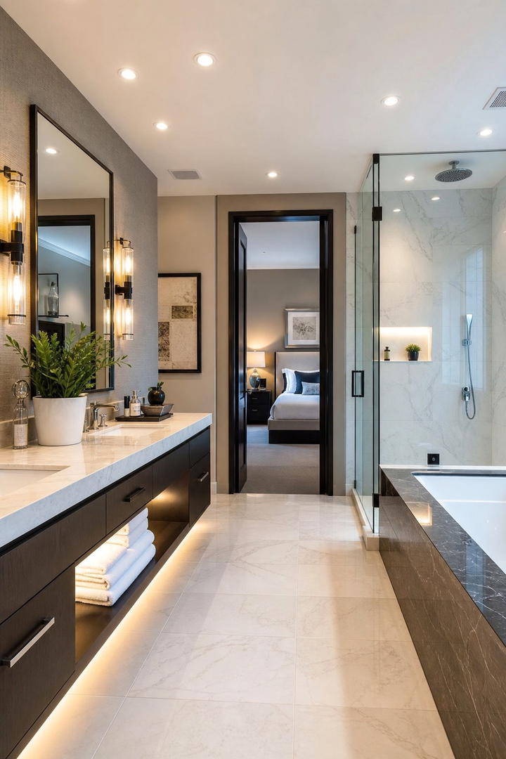Layered Lighting Schemes - 25 Maximalist Bathroom Design Ideas for Bold Spaces