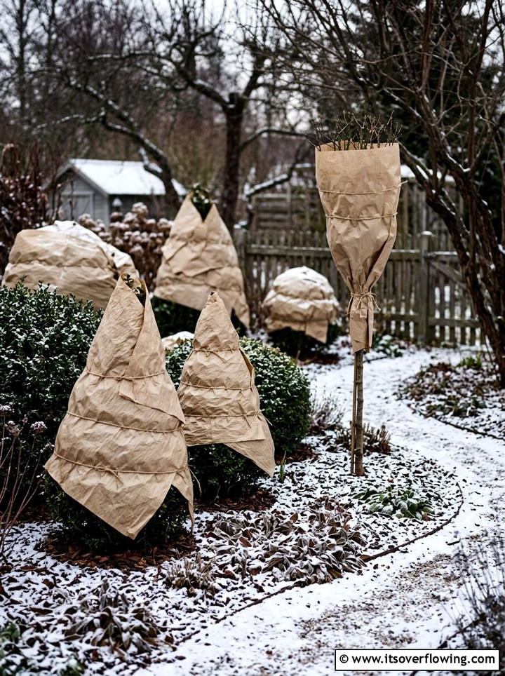Layered Paper Garden Insulation - 25 recycled garden ideas with old magazines