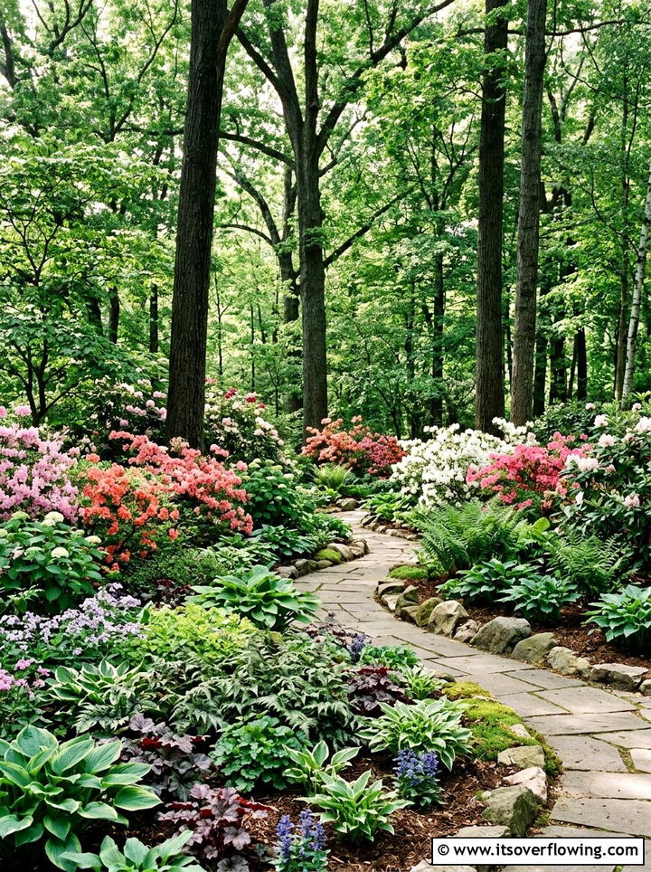 Layered Shade Garden - 25 garden ideas for shade