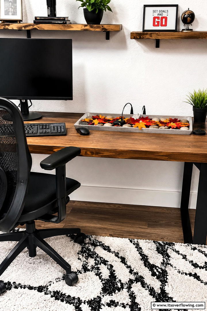Leaf Charging Station Cover - 50 Fall Leaves Decor Ideas to Brighten Autumn Rooms