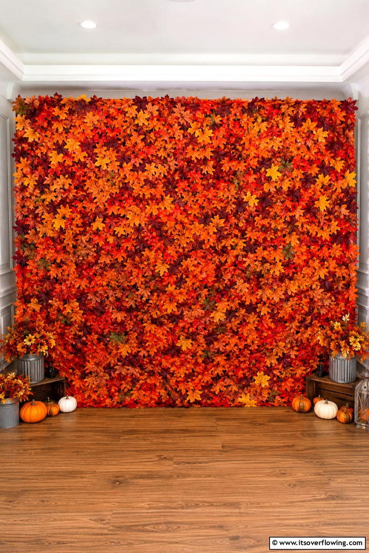 Leaf Photo Background - 50 Fall Leaves Decor Ideas to Brighten Autumn Rooms