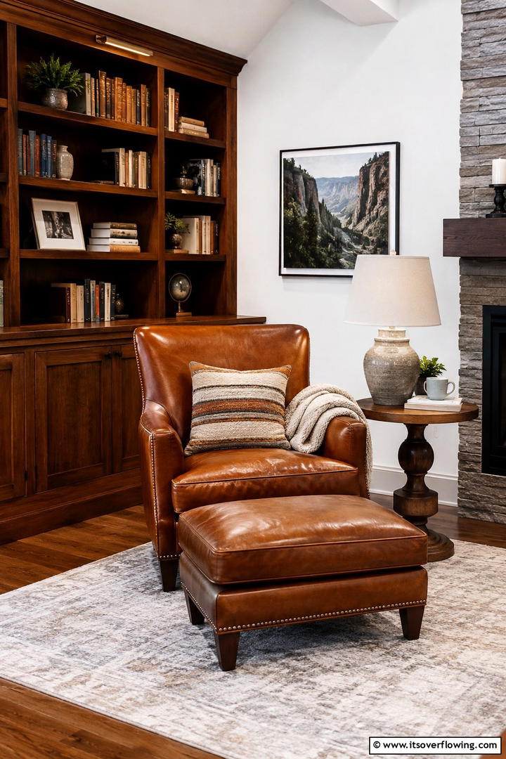 Leather Furniture Accents - 50 Fall Decor Trends 2025 to Inspire Seasonal Style