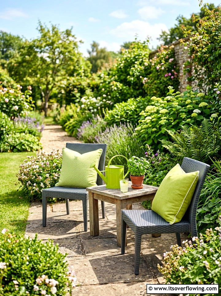 Lime Green Accents - 25 front porch decor ideas with bright colors