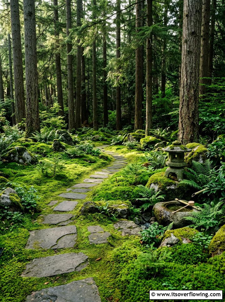 Living Moss Garden - 25 garden decor ideas for zen gardens