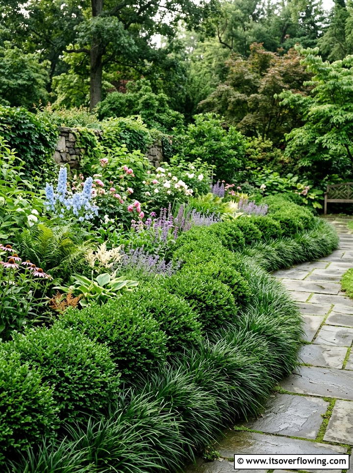 Living garden border - 25 garden ideas with garden edging