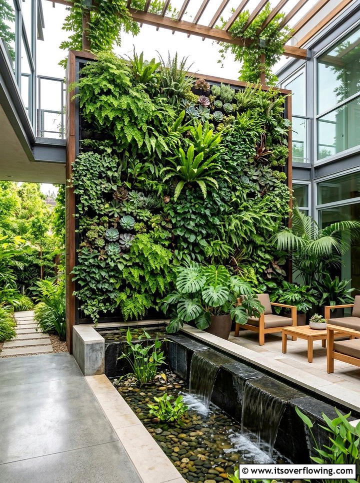 Living green wall trellis - 25 garden design ideas with trellis walls