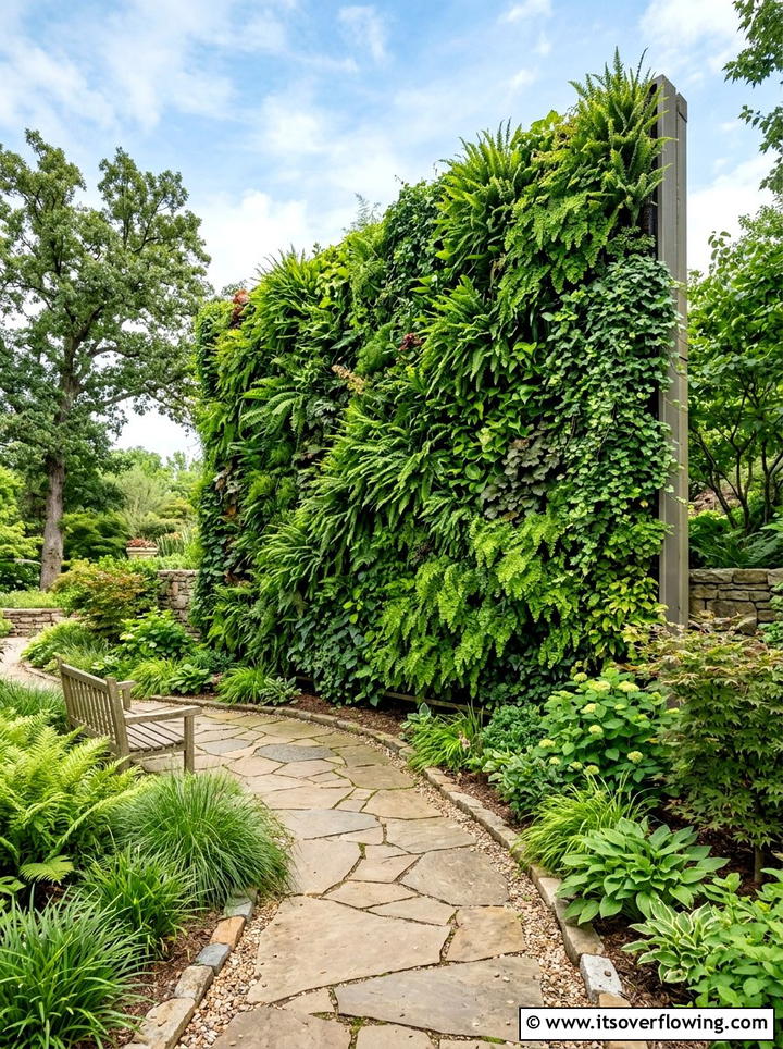 Living wall garden - 25 creative garden ideas with minimal planting palette