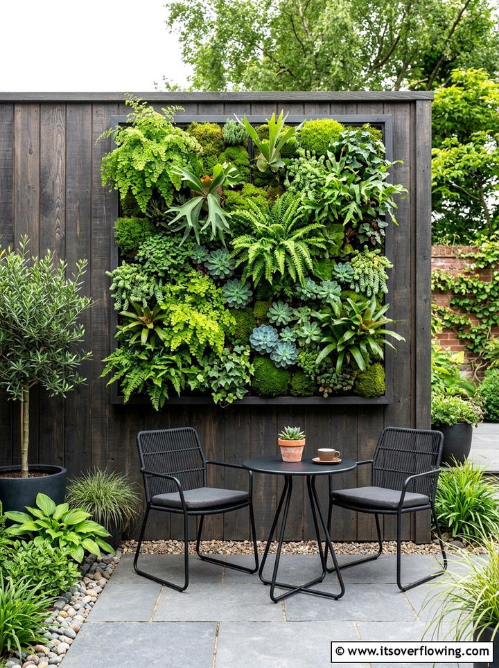 Living wall - 25 garden design ideas with focal points
