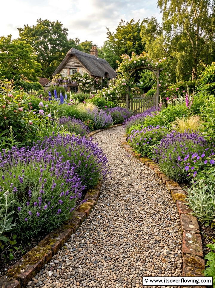 Loose Gravel Garden Trail - 25 reusing old things ideas for garden pathways